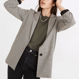 Madewell Dorset Blazer in Houndstooth